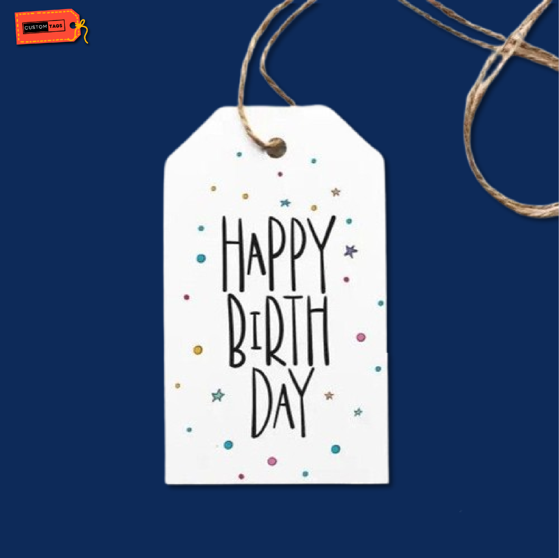 Custom Birthday Tags