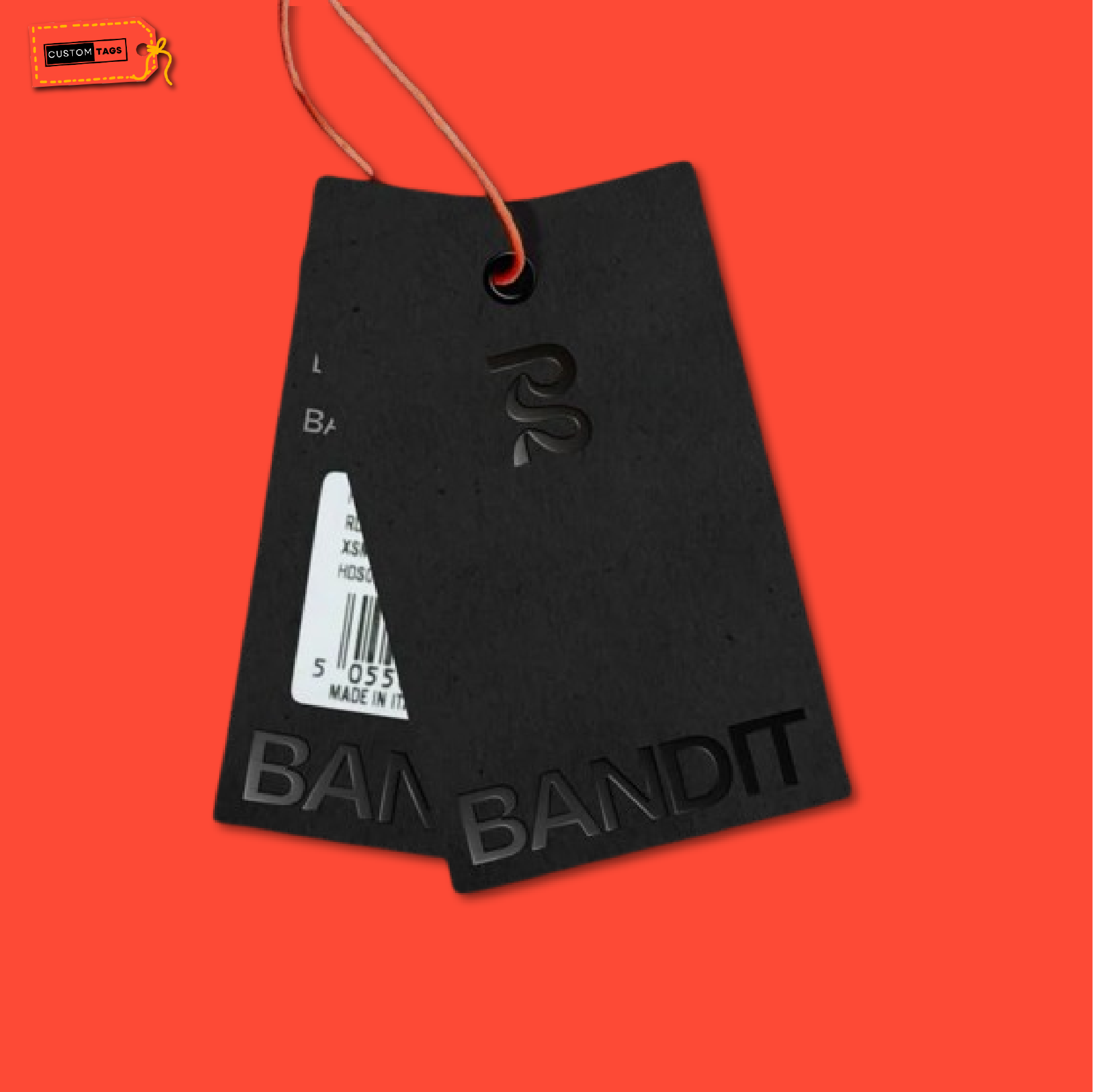Custom Spot UV Tags