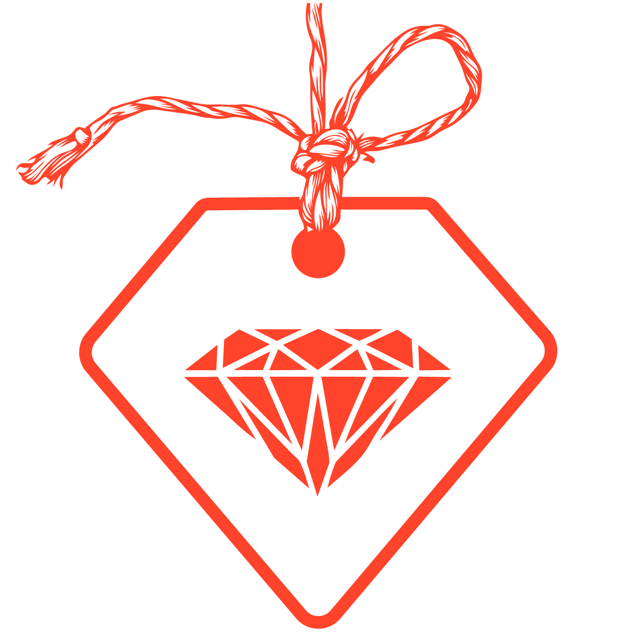 Custom Diamond Tags