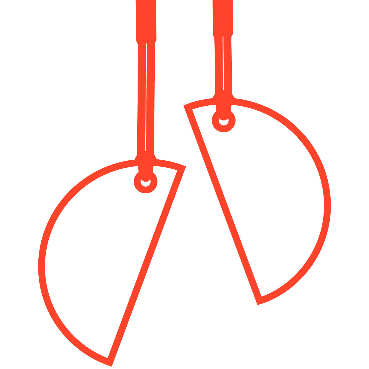 Custom Half Circle Tags