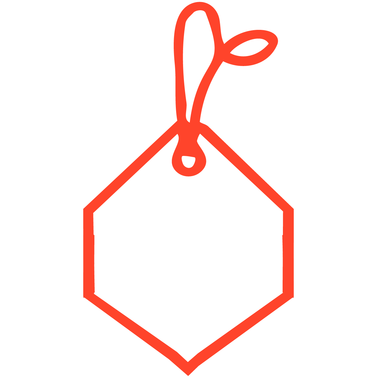 Custom Hexagon tags