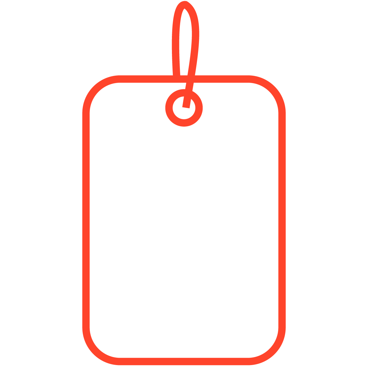 Custom Rounded Corner Tags